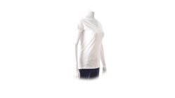 Camiseta Mujer Blanca Iconic V-Neck — 360° preview · click para HD