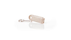 Llavero Moneda Evelyn — 360° preview · click para HD