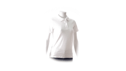 Polo Mujer Blanco "keya" WPS180 — 360° preview · click para HD