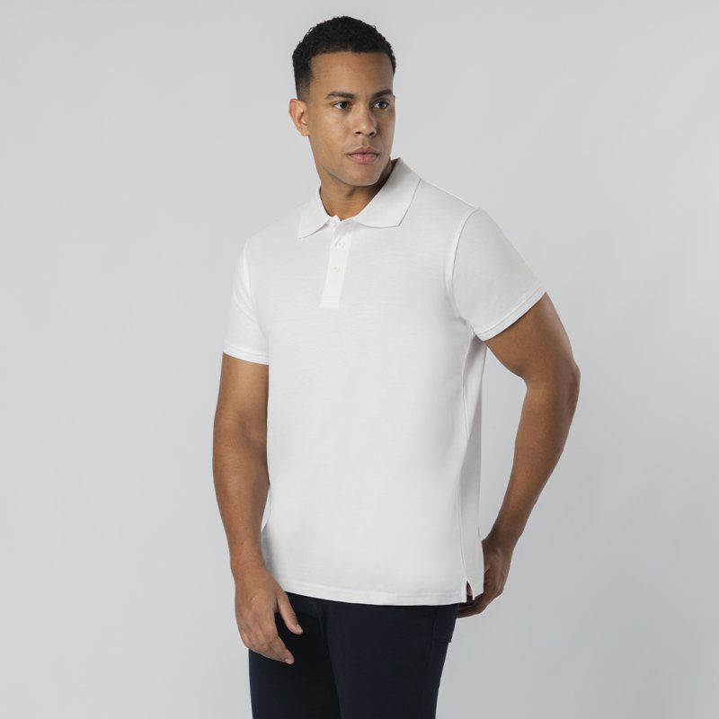 Chaplin Polo Adulto Blanco