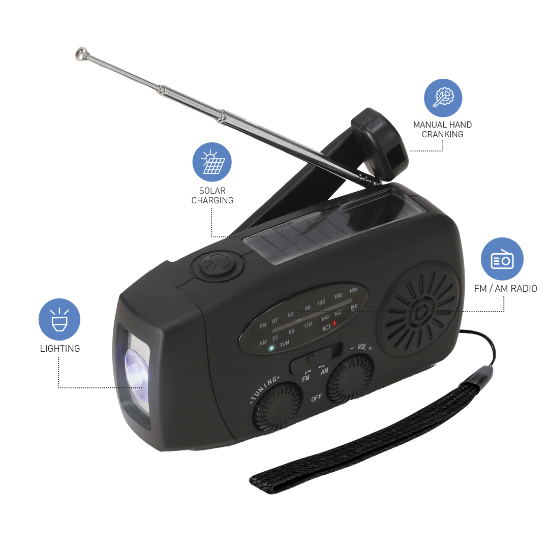 Cartney Radio Emergencia Multifunción