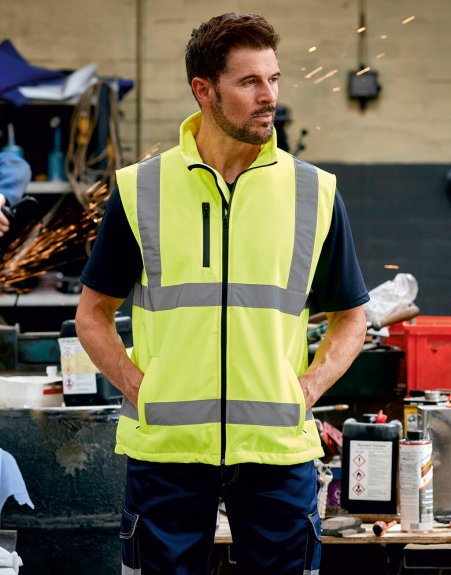 Chaleco Softshell Fluo