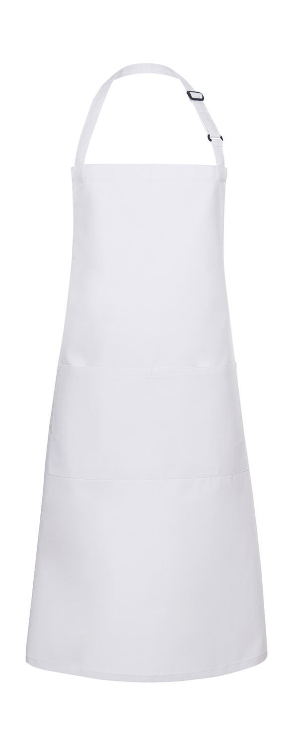 Oversize Bib Apron with Buckle and Pocke