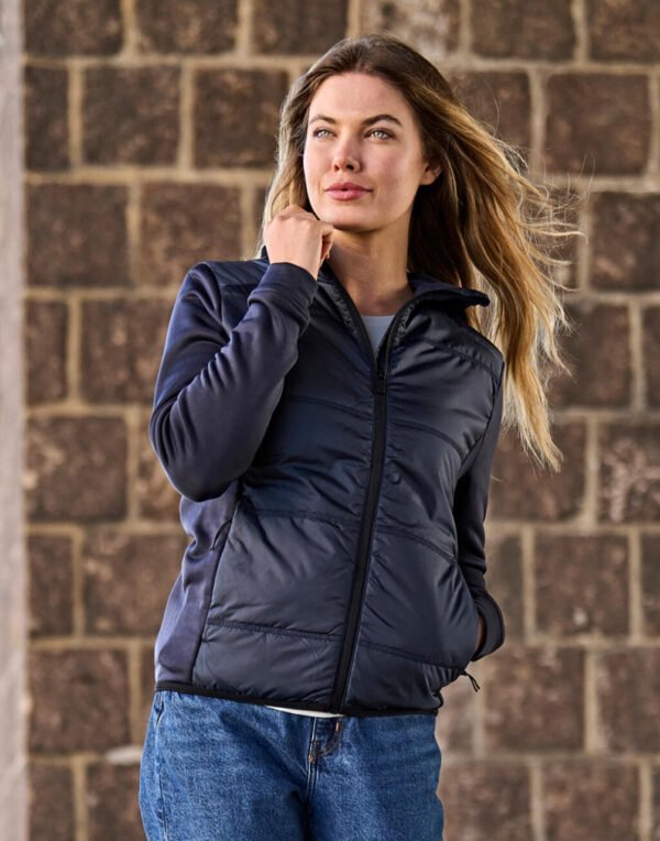 Womens Hybrid-Stretch Hooded Jacket