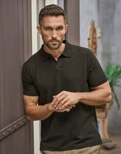 Luxury Stretch V-Neck Polo — Tee Jays