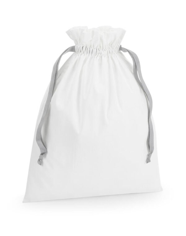 Cotton Gift Bag with Ribbon Drawstring