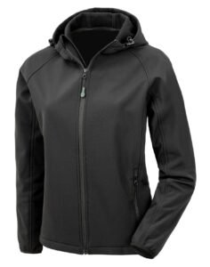 Women’s Recycled 3-Layer Hooded Softshel — Result Genuine Recycled