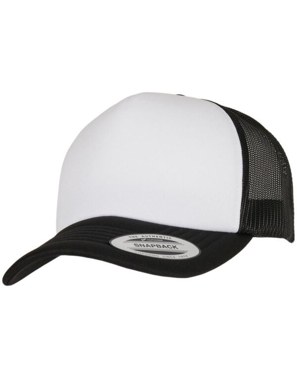 Classic Curved Foam Trucker Cap – White