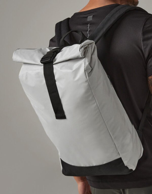 Reflective Roll-Top Backpack