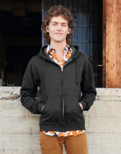 NuBlend Full-Zip Hooded Sweatshirt — Jerzees