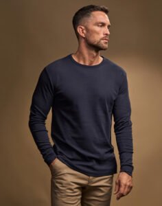Mens LS Interlock T-Shirt — Tee Jays