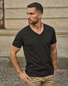 Mens Fashion V-Neck Sof Tee — Tee Jays