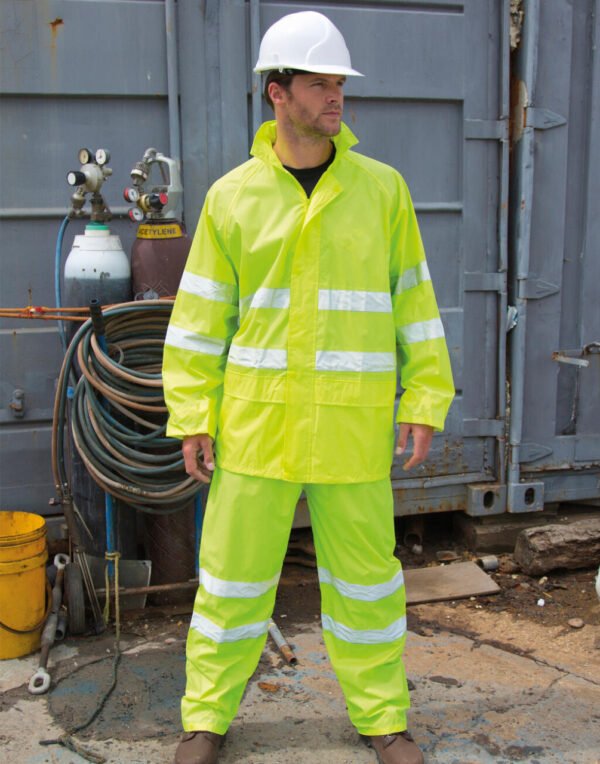 High Viz Waterproof Suit