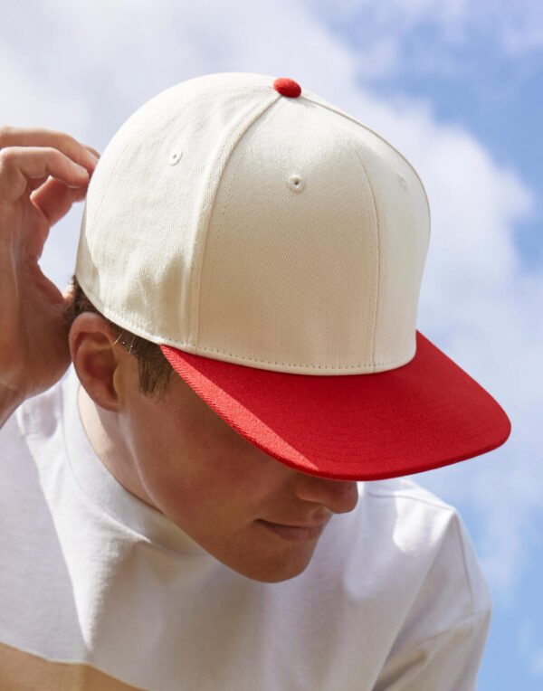Contrast Flat Peak 6 Panel Cap