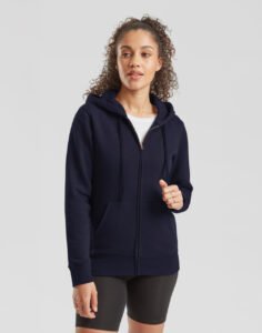Premium Hooded Sweat Jacket Lady-Fit — Fruit of the Loom