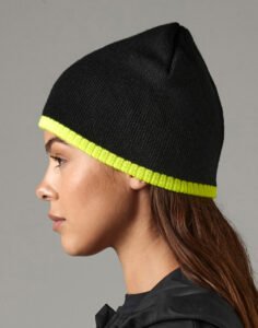 Two-Tone Beanie Knitted Hat — Beechfield