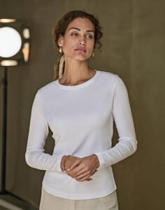 Ladies LS Interlock T-Shirt — Tee Jays