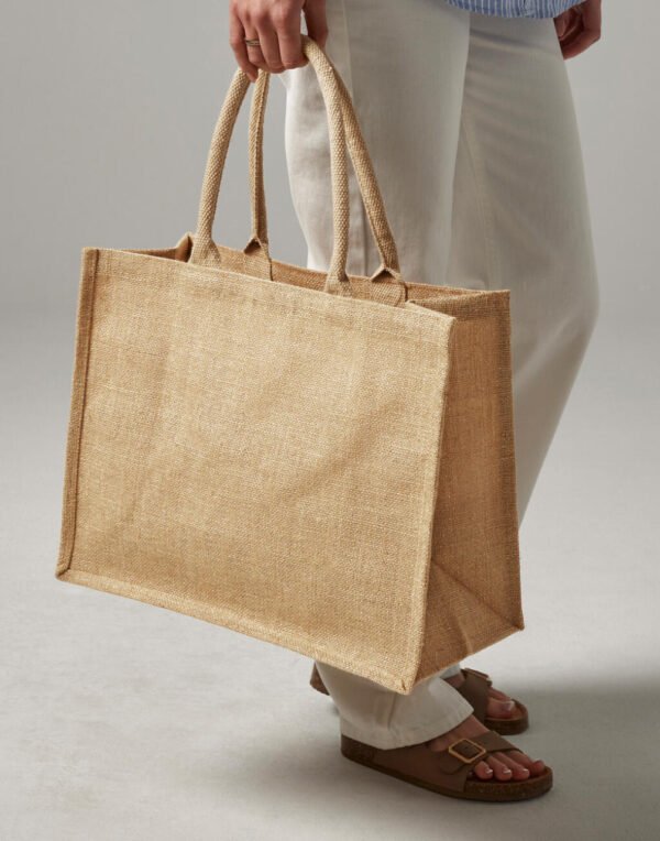 Shimmer Jute Shopper